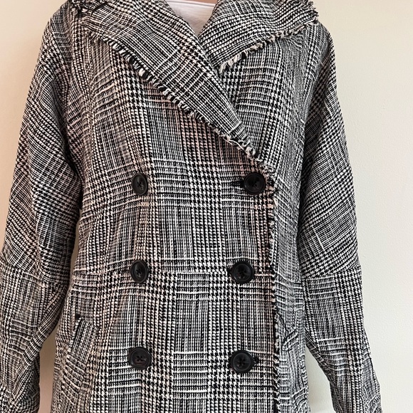 FREE PEOPLE oversized plaid trench/jacket - Picture 9 of 16
